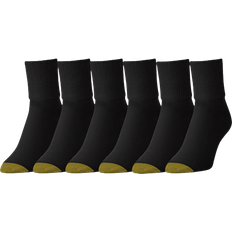 Goldtoe Women's Turn Cuff Socks 6-pack - Black