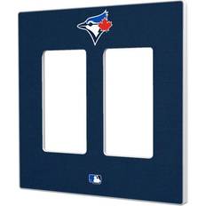 Strategic Printing Toronto Blue Jays Solid Double Rocker Light Switch Plate