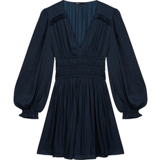 Maje Riane Mini Dress - Navy