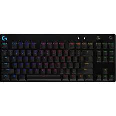 Logitech Gamingtastatur - Nummernblock Tastaturen Logitech Pro X Shroud Linear Kabelgebundene Gaming Tastatur