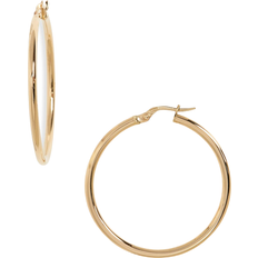 Roberto Coin Medium Round Hoop Earrings - Gold