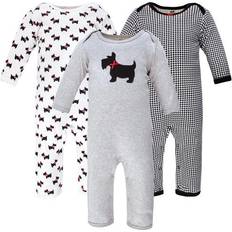 Babies Jumpsuits Hudson Baby Cotton Coveralls 3-pack - Scottie Dog ( 10117407)