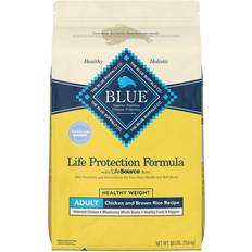 Pets Blue Buffalo Life Protection Formula Adult Dog Healthy Weight Chicken and Brown Rice Recipe 13.6kg