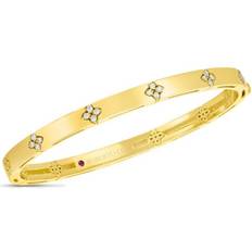 Roberto Coin 18K Yellow Gold Verona Diamond Bangle Bracelet