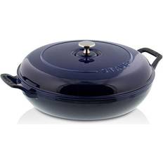 Dishwasher Safe Shallow Casseroles Staub - with lid 3.312 L 30.48 cm