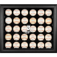 Fanatics Kansas City Royals Logo Black Framed 30 Ball Display Case