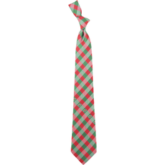 Green - Men Ties Eagles Wings Minnesota Wild Checked Tie - Green