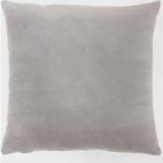 Mina Victory Solid Velvet Complete Decoration Pillows Grey (50.8x35.56cm)