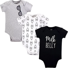 Black - Boys Bodysuits Little Treasures Bodysuits 3-pack - Milk Belly (10172706)