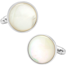 Cufflinks Inc Silver-Tone Mother of Pearl