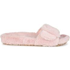 Faux Fur Slippers & Sandals Journee Collection Shadow - Blush