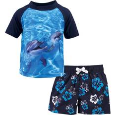 Swimwear Hudson Baby Swim Rashguard Set - Dolphin (10325296)