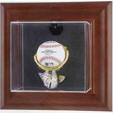 Fanatics Cleveland Guardians Brown Framed Wall-Mounted Logo Baseball Display Case