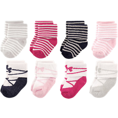 Luvable Friends Socks 8-pack - Stripe Ballet (10728063)