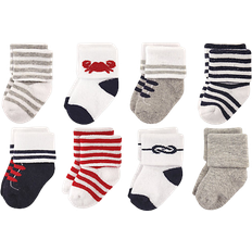 Luvable Friends Socks 8-pack - Boy Nautical (10728057)