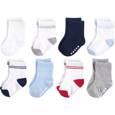 18-24M Underwear Luvable Friends Crew Socks 8-pack - Athletic Blue (10728095)