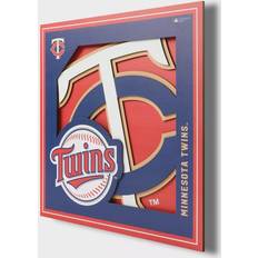 YouTheFan Minnesota Twins 3D Logo Wall Art