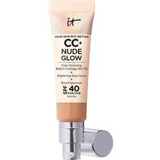 Normale Haut CC-Cremes IT Cosmetics CC+ Nude Glow Lightweight Foundation + Glow Serum SPF40 Medium Tan