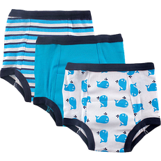 Luvable Friends Water Resistant Training Pants Blue Whale 3-pack