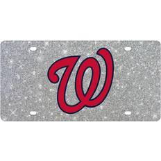 WinCraft Washington Nationals Acrylic Glitter License Plate