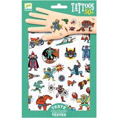 Djeco tatouages Heroes et vilain