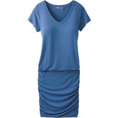 T-Shirt-Kleid Kleider Prana Foundation Dress - Blue