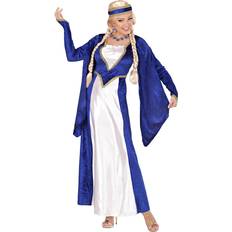 Widmann Costume da regina rinascimentale in velluto blu per donna