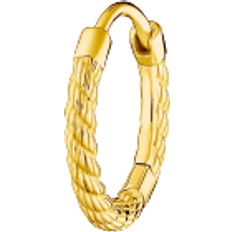 Thomas Sabo Charm Club Single Hoop Rope Earring - Gold