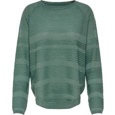 Only Caviar Long Sleeve Pullover Knit Chinois Green Female