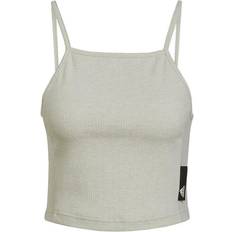 Adidas Women's Studio Lounge Rib Tank Top - Botanic Green Mel