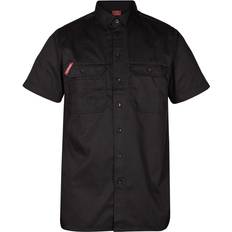 Skjorte str 47 48 FE Engel Standard Short-Sleeved Shirt - Black