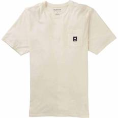 Burton Herren Oberteile Burton Colfax Organic Short Sleeve T-shirt - Stout White