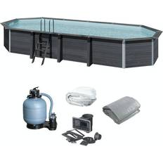 Pooler Swim & Fun Composite Pool Oval 8.04x3.86x1.24m