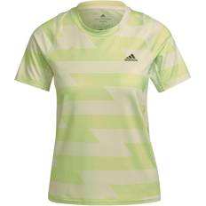 Adidas Dam - Elastan/Lycra/Spandex T-shirts Adidas Fast Allover Print T-shirt Women - Almost Lime/Pulse Lime