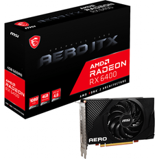 MSI Graphics Cards MSI Radeon RX 6400 Aero ITX HDMI DP 4GB