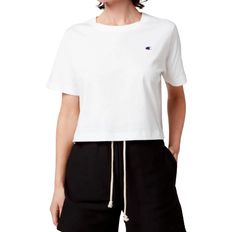 Square T-shirts Champion Women's Crewneck Crop Top - White