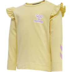 Press Studs T-shirts Hummel Mirabel L/S T-shirt - Pale Banana (214077-5030)