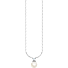 Pearl Necklace - Silver/Pearl/Transparent