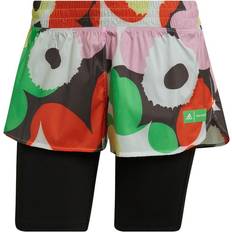 Multicoloured - Sportswear Garment Trousers & Shorts adidas Marimekko X Running Shorts Women - White/Blaze Orange