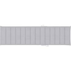 vidaXL Ligbedkussen 200 x 50 x 3 cm Oxford Stof Grijs