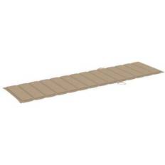 Textiel vidaXL Ligbedkussen 200 x 50 x 3 cm Oxford Stof Beige