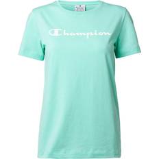 Dame - Turkise T-skjorter Champion Women Crewneck T-shirt - Cabbage