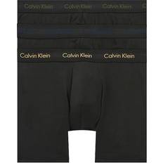 Calvin klein boxer brief Calvin Klein Cotton Stretch Boxer Brief 3-pack - Black/Blue Shadow