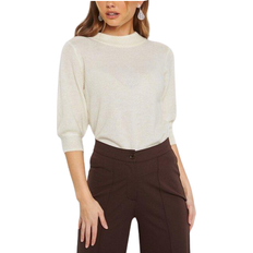 Bubbleroom Overdele Bubbleroom Joline Knitted Top - Cream