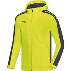 Fleecejacken - Unisex JAKO Striker Hooded Jacket Unisex - Lime/Anthracite