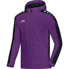 Dam - Fleecejacka - Lila Jackor JAKO Striker Hooded Jacket Unisex - Purple/Black