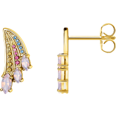 Korund Schmuck Thomas Sabo Hummingbird Wing Ear Stud - Gold/Multicolour