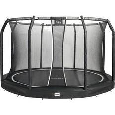 Grå Trampoliner Salta Premium Ground Trampoline 427cm + Safety Net