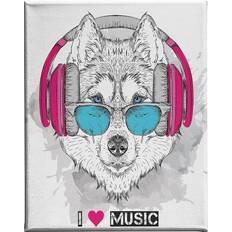 Homemania Dog Framed Art 45x70cm