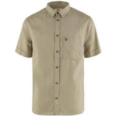 Fjällräven Dame - M Skjorter Fjällräven Övik Travel Shirt SS W - Sand Stone